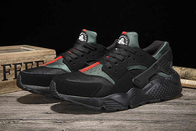 New Nike Air Huarache Carbon Black Shoes - Click Image to Close